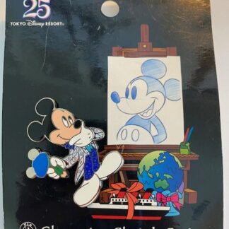 TDR Tokyo Character Sketch Series Mickey Mouse Disney Pin (B)