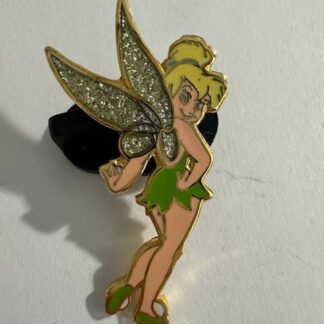 Tinker Bell Glitter Wing Disney Pin Waffle Back (B2)
