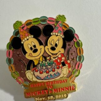 Tokyo Disney Resort Pin 2019 Mickey & Minnie Happy Birthday Disney Pin F7