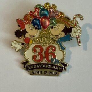 Tokyo Disney Resort Pin TDL 36th Anniversary Mickey Minnie Disney Pin E4