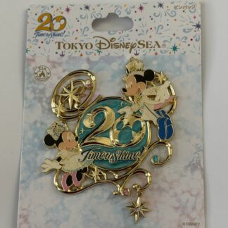 Tokyo DisneySea Mickey and Minnie 20th Anniversary Time to Shine!  Disney Pin B