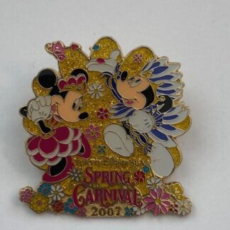 Tokyo Disneysea Spring Carnival 2007 Mickey Minnie Mouse Disney Pin (A4)