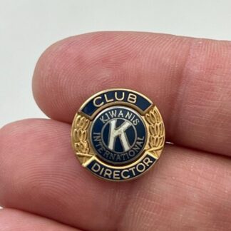 Vintage Kiwanis International Club Director Tack Gold Plated Pin (B8)