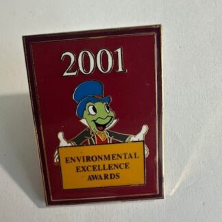 WDW Jiminy Cricket 2001 Environmental Excellence Awards Disney Pin D2