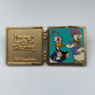 WDW LE Love Is Magical Box Of Chocolates Love Is Sharing Donald Disney Pin (B9)