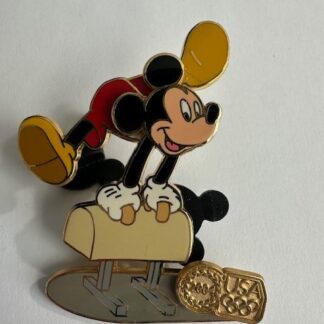 WDW - Mickey Mouse - Pommel Horse - USA Olympic Logo 2004 Disney Pin F7