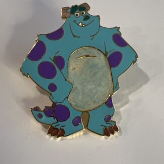 WDW - Monsters Inc Sulley Disney Pin (with Fuzzy Belly) A4