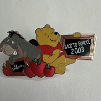 WDW Pooh And Eeyore Back To School 2003 Winnie The Pooh Disney Pin (E9)
