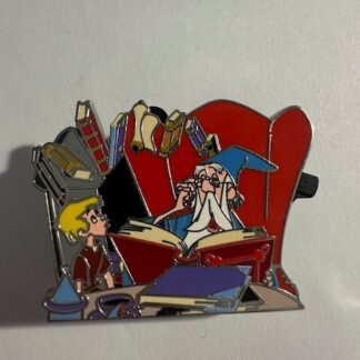 Wart and Merlin - Sword in The Stone - Flying Books 2024 Disney Pin A1