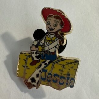 ds toy story and beyond jessie sitting on hay  Disney Pin A7
