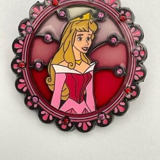 loungefly Aurora Sleeping Beauty Princess Ornate Gem Brooch 2023 Disney Pin B1