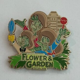2018 Epcot Flower and Garden Festival Three Caballeros Topiary Disney Pin H9