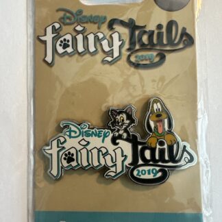 2019 WDW FairyTails Event Logo Welcome Gift Pluto Figaro LE Disney Pin