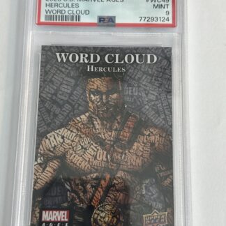 2020 2021 Marvel Ages Word Cloud WC-49 Hercules PSA 9 MINT