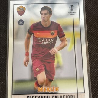 2020-21 Topps Merlin Chrome Base Rookie #72 Riccardo Calafiori - AS Roma RC