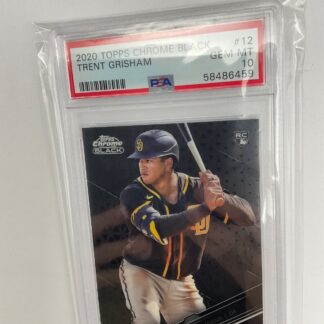 2020 Topps Chrome Black Trent Grisham #12 PSA 10 GEM MT