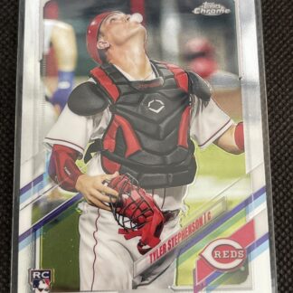 2021 Topps Chrome Baseball #111 Tyler Stephenson RC - REDS