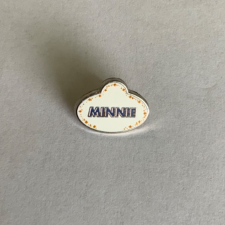 2022 Disney E3S2 Tiny Kingdom WDW Minnie Mouse Cast Name Badge Mystery LR Pin H1