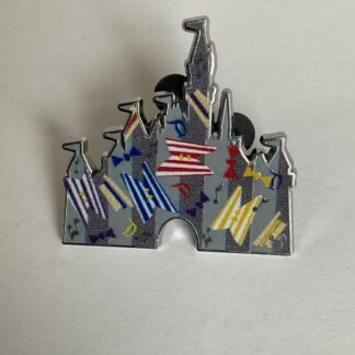 2025 DLR Disneyland Hidden Mickey Disney Castle Dapper Dan Disney Pin C5
