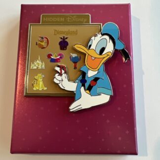 2025 Disneyland 25 Years Of Pin Trading Jumbo Donald Duck Pin LR In Box