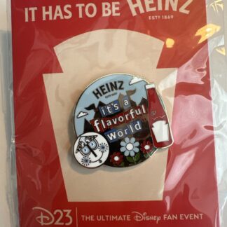 2026 D23 Heinz Exclusive It's a Flavorful World Disney Limited Edition Pin