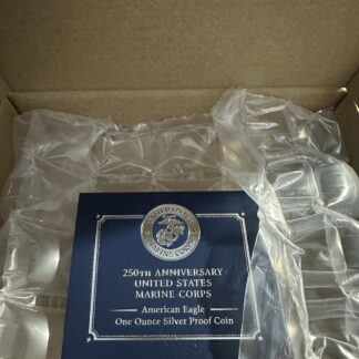 250th Anniversary US Marine Corps American Eagle 1 Ounce Silver Proof Coin Mint
