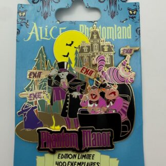 Alice in Wonderland Phantomland Haunted Mansion Jumbo LE Paris Disney Pin B