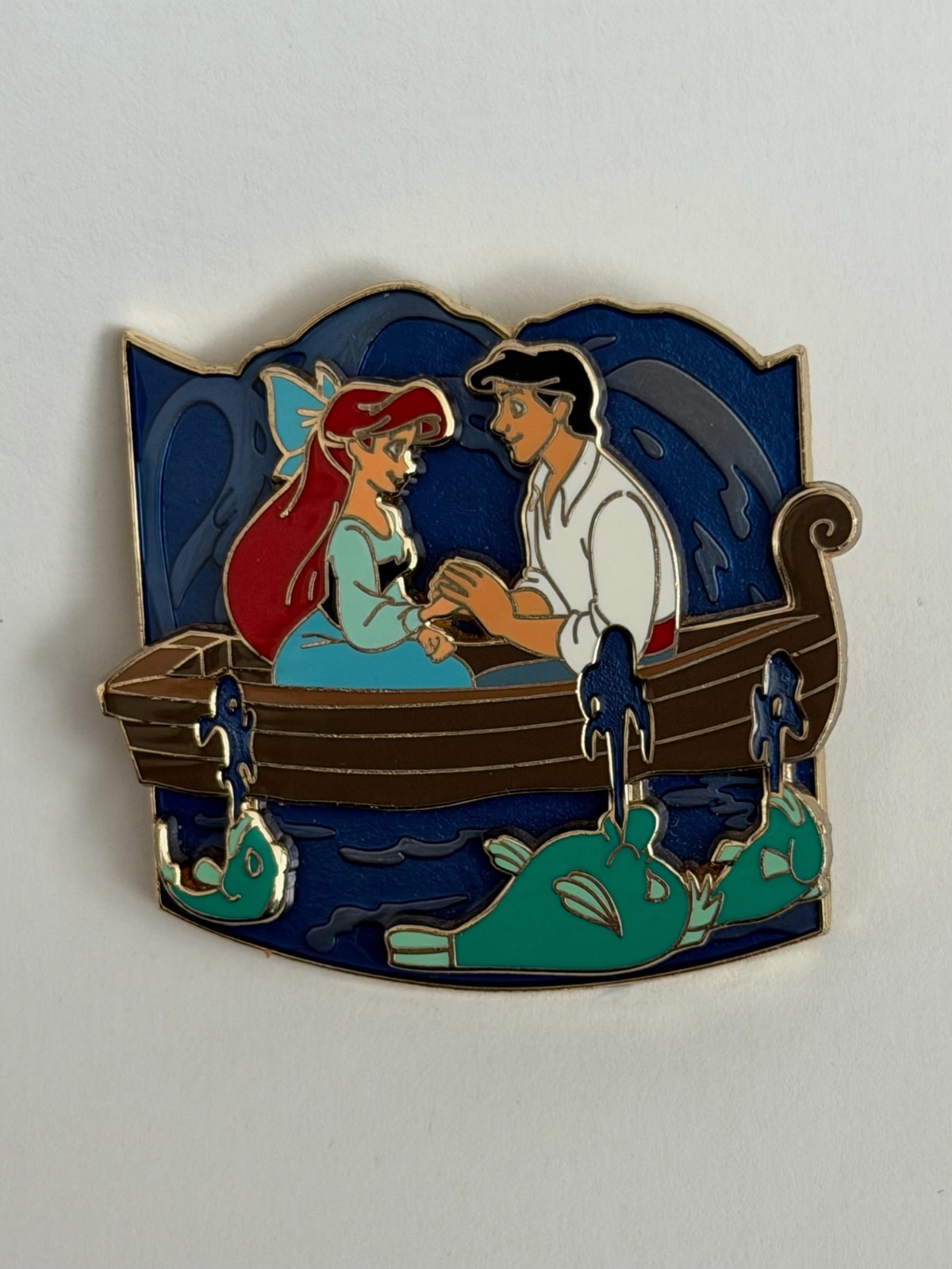 Ariel Eric Piece #5 The Little Mermaid Surprise Puzzle Boat 2015 Disney Pin H7