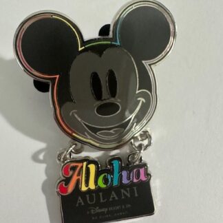 Aulani - Mickey - Aloha - Rainbow Dangle 2022 Disney Pin F5
