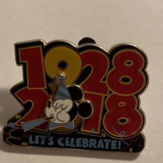 Cast Exclusive Mickey’s Birthday Let's Celebrate Mickey 1928 2008 Disney Pin B7