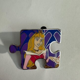 Character Connection Puzzle Mystery Sleeping Beauty Aurora Pink Disney Pin (A3)