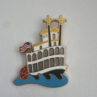 D23 2025 WDI MOG Disney Destinations Mark Twain Riverboat Mystery Pin LE 500 B1