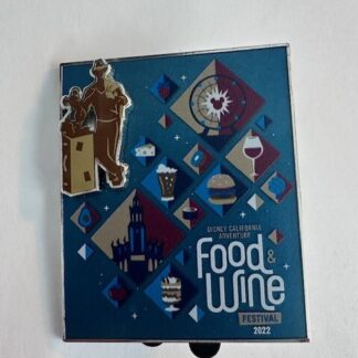 DCA Walt Disney & Mickey Storyteller Statue Food & Wine 2022 Disney Pin  (B4)