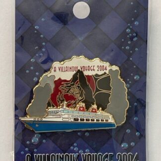 DCL A Villainous Voyage 2004 Cruise Chernabog With Ship Slider Disney Pin  (B)