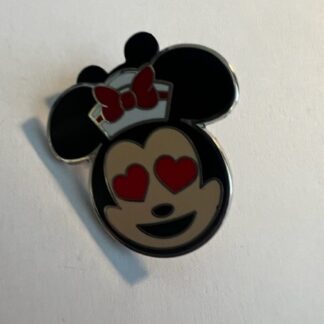 DCL Disney Cruise Line Emoji Minnie Mouse Heart Eyes Disney Pin (B7)