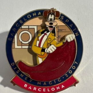DCL  Goofy Matador Mediterranean Cruise 2007 Barcelona Cruise Line Disney Pin D6