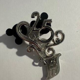 DCL - Silver Logo - 25th Anniversary At Sea Cruise Line 2023 Disney Pin A1