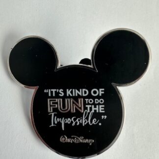 DIS Wisdom - It's Kind of Fun to do the Impossible 2019 Disney Pin (F9)