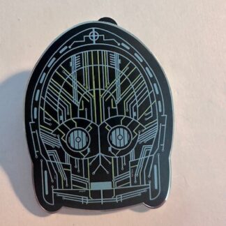 DL C-3PO Star Wars Galaxy’s Edge Droid Depot Glow In The Dark Disney Pin (D9)