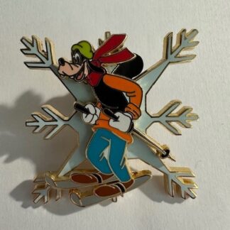 DL - Goofy - Skiing - Snowflake - Winter 2004 Disney Pin D8