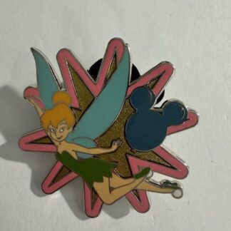 DL Tinker Bell And Blue Balloon Peter Pam Retro Disney Pin (B2)