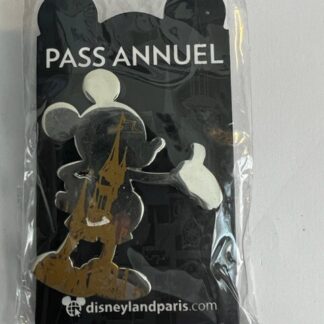 DLP Paris Annual Passholder Mickey Mouse Silhouette Disney Pin (B)