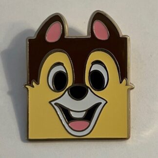DLP Paris Square Chip Tic Chip And Dale Disney Pin (B2)