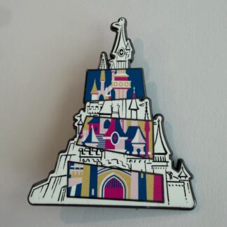 DLP - Sleeping Beauty Castle - Pink and Blue 2024 Paris Disney Pin H6