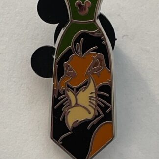 DLR 2015 Hidden Mickey Series Villain Neckties Scar Lion King Disney Pin (C5)