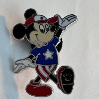 DLR 2024 Hidden Mickey Mickey Mouse Holiday 4th of July Patriotic Disney Pin C0