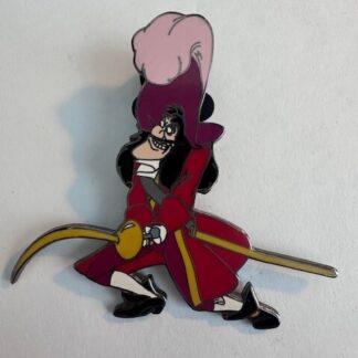 DLR Captain Hook In Battle Memorable Moments Peter Pan Disney Pin (B9)