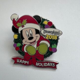 DLR Cast Exclusive Happy Holidays Disneyland 2018 Disney Pin D7