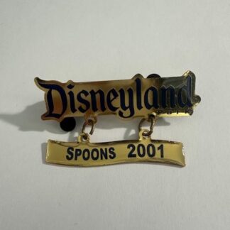 DLR - Cast Food Service - Disneyland Spoons 2001 Disney Pin F5