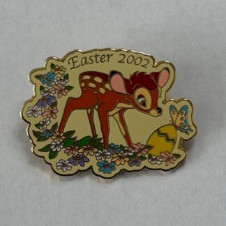 DLR - Easter 2002 Bambi  Easter Egg Flowers Disney Pin H0
